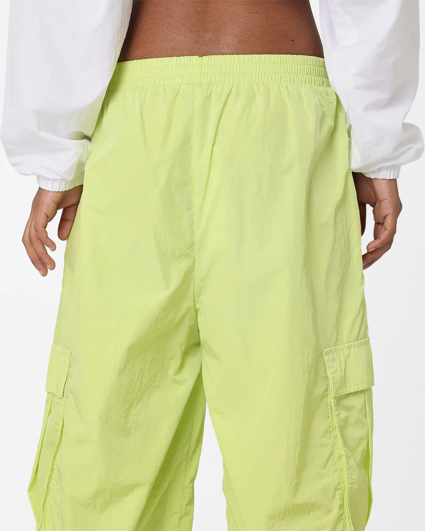 Tommy Jeans Women's Claire High Rise Wide Track Pants Light Citrus