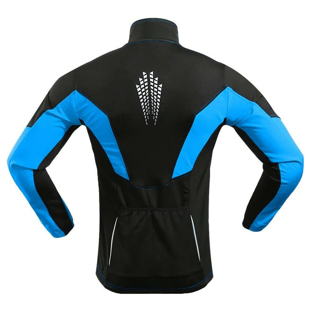 TOMSHOO Men's Winter Thermal Fleece Cycling Jacket