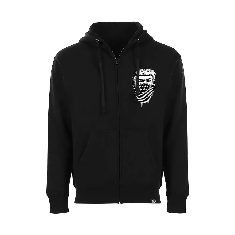 TRUMP Cope Harder Essential Full Zip Hoodie [BLACK] LIMITED EDITION