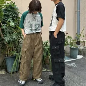 tweed cargo pants