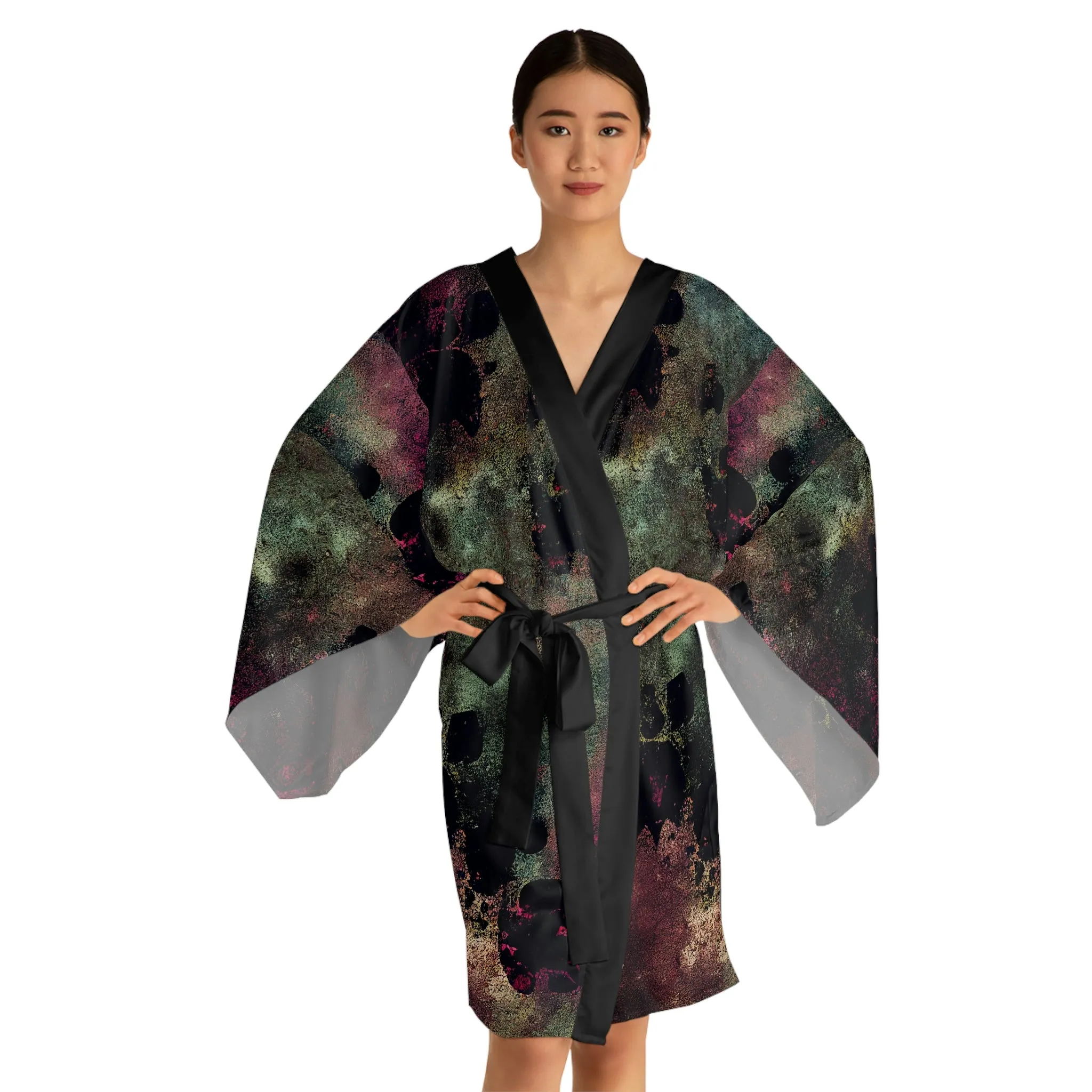 Vampire Art Grunge Long Sleeve Kimono Robe