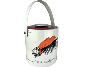 Vintage B Kliban Cat Ice Bucket Supercat!