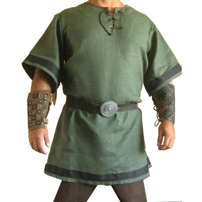 Vintage Renaissance Viking Pirate Tunic Shirt