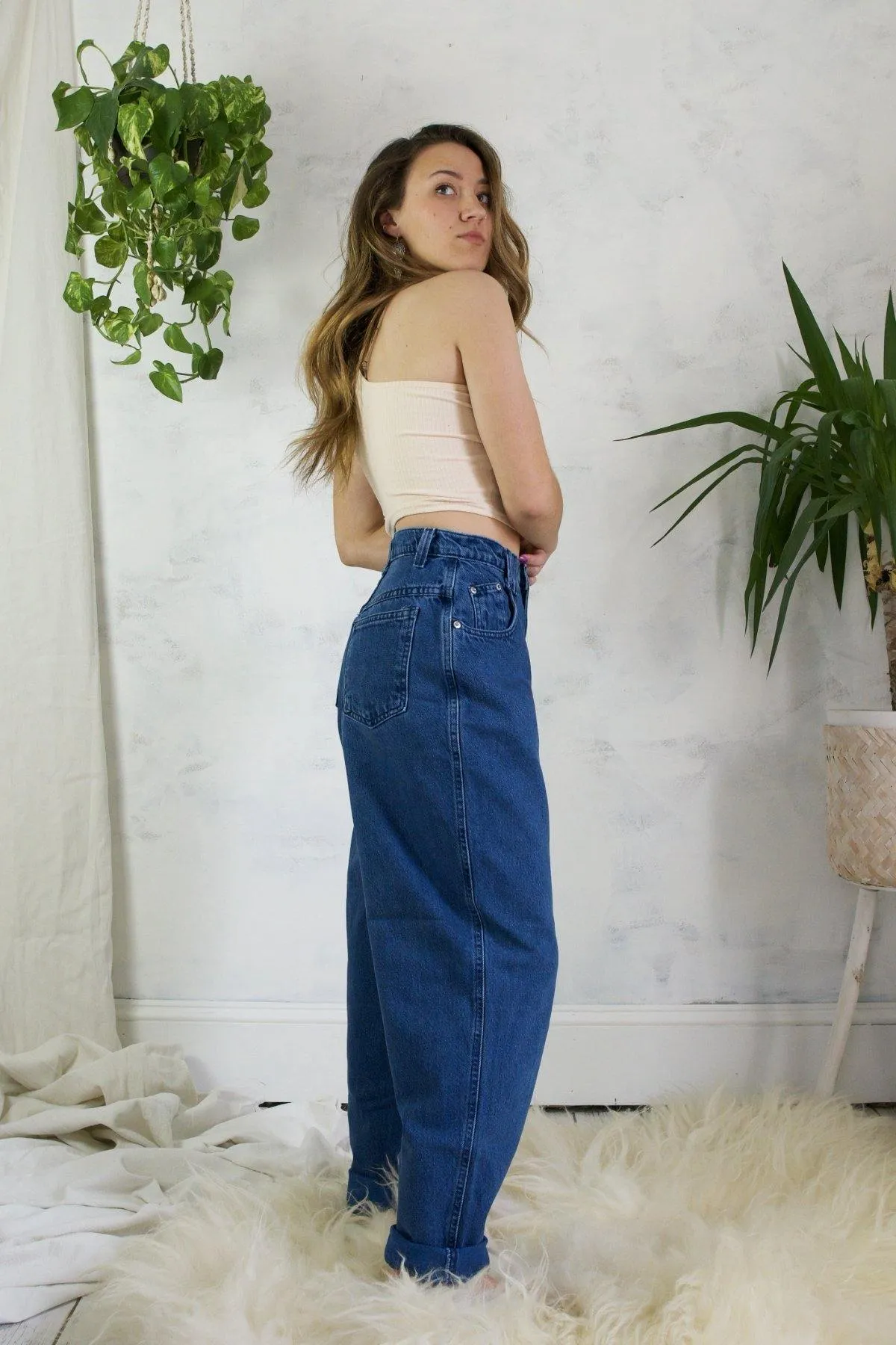 Vintage Sasson High Rise Mom Jeans - 28" Waist