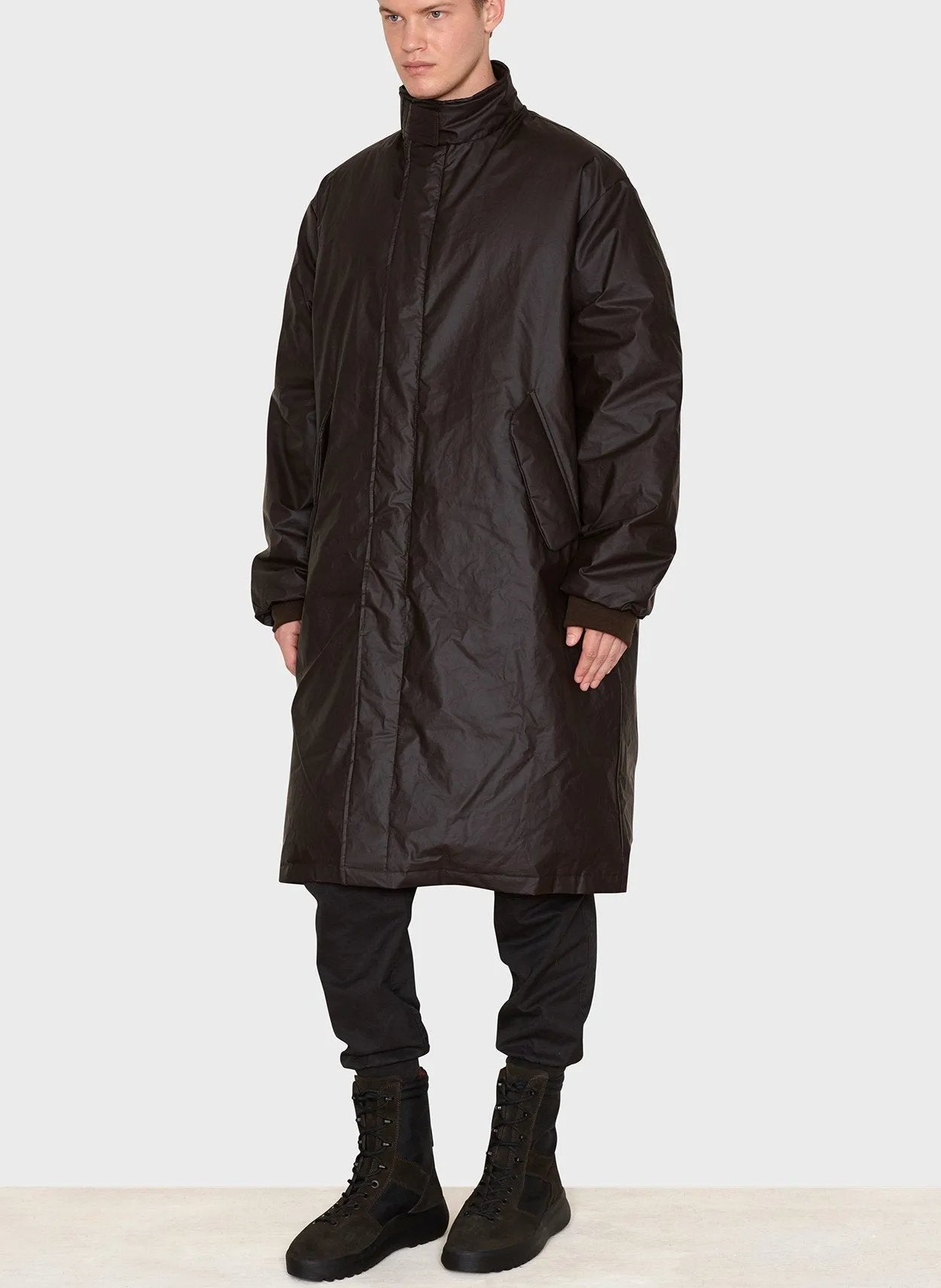 Wax Cotton Down Fill Parka