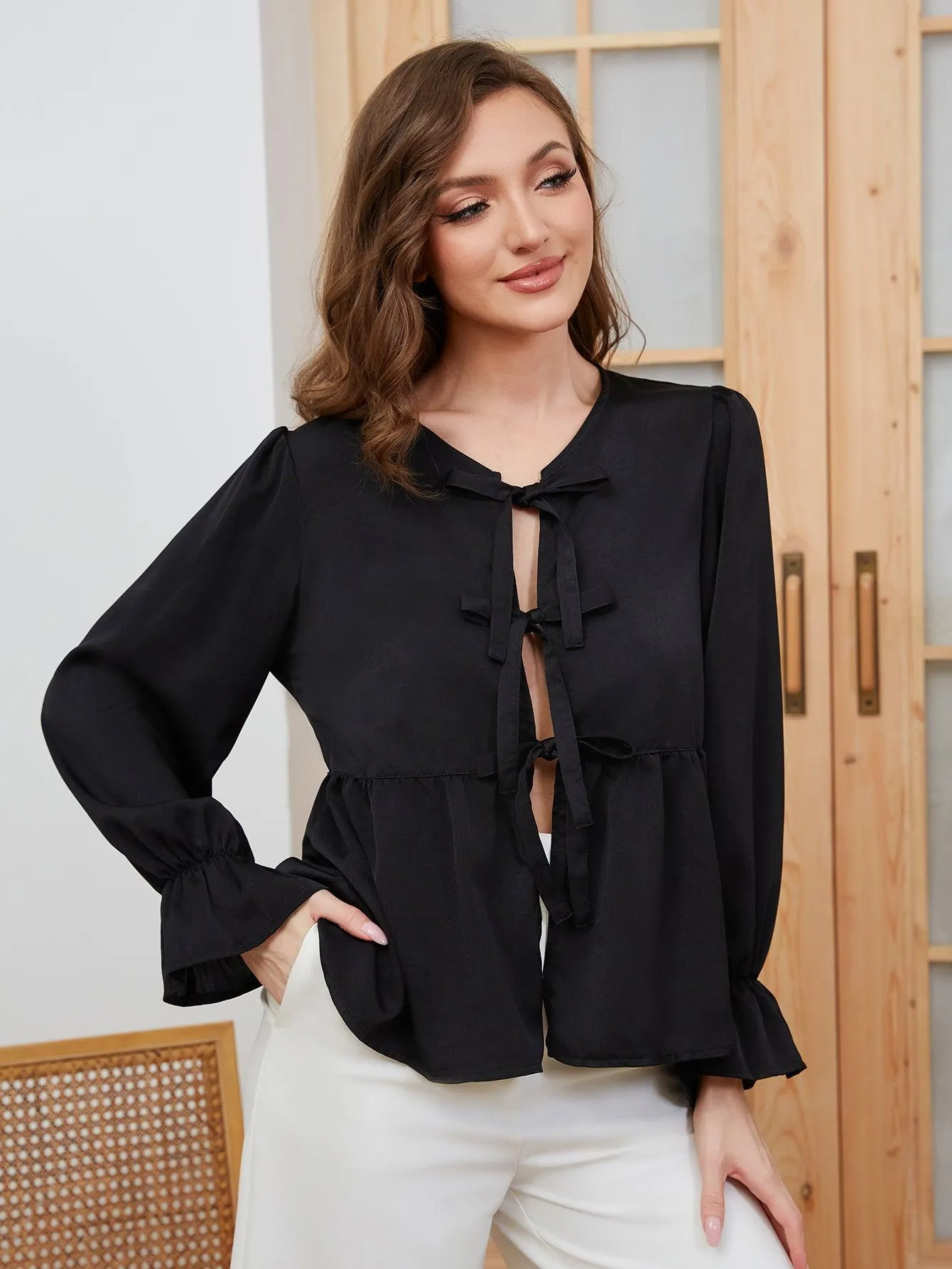 Women's 100% Polyester Casual Top