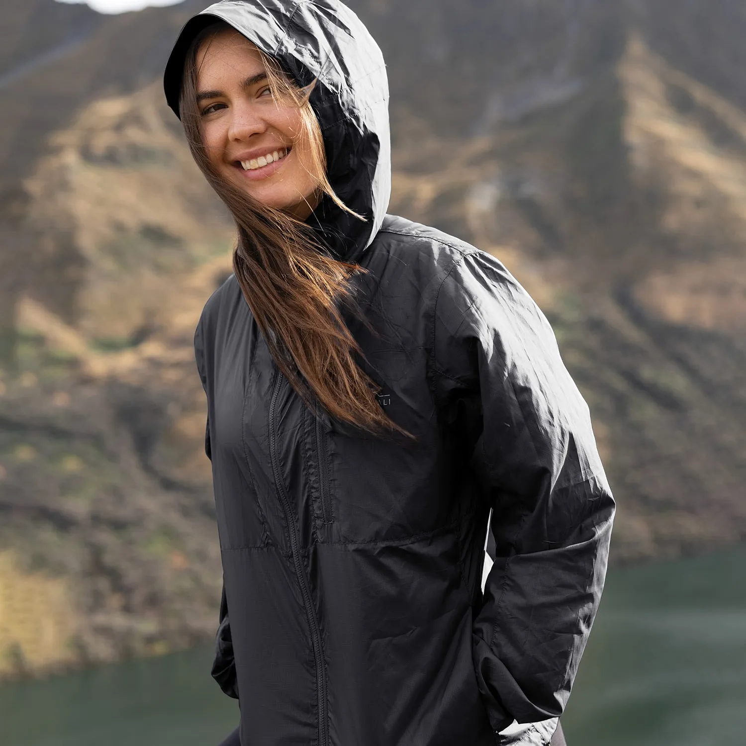 Womens Gust-X Windbreaker Black