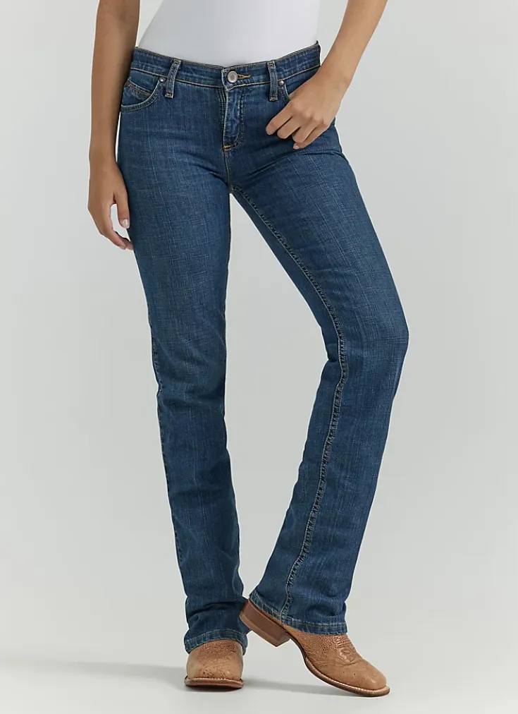 WRANGLER LADIES ULTIMATE RIDING JEAN Q-BABY IN TUFF BUCK STYLE WRQ20TB