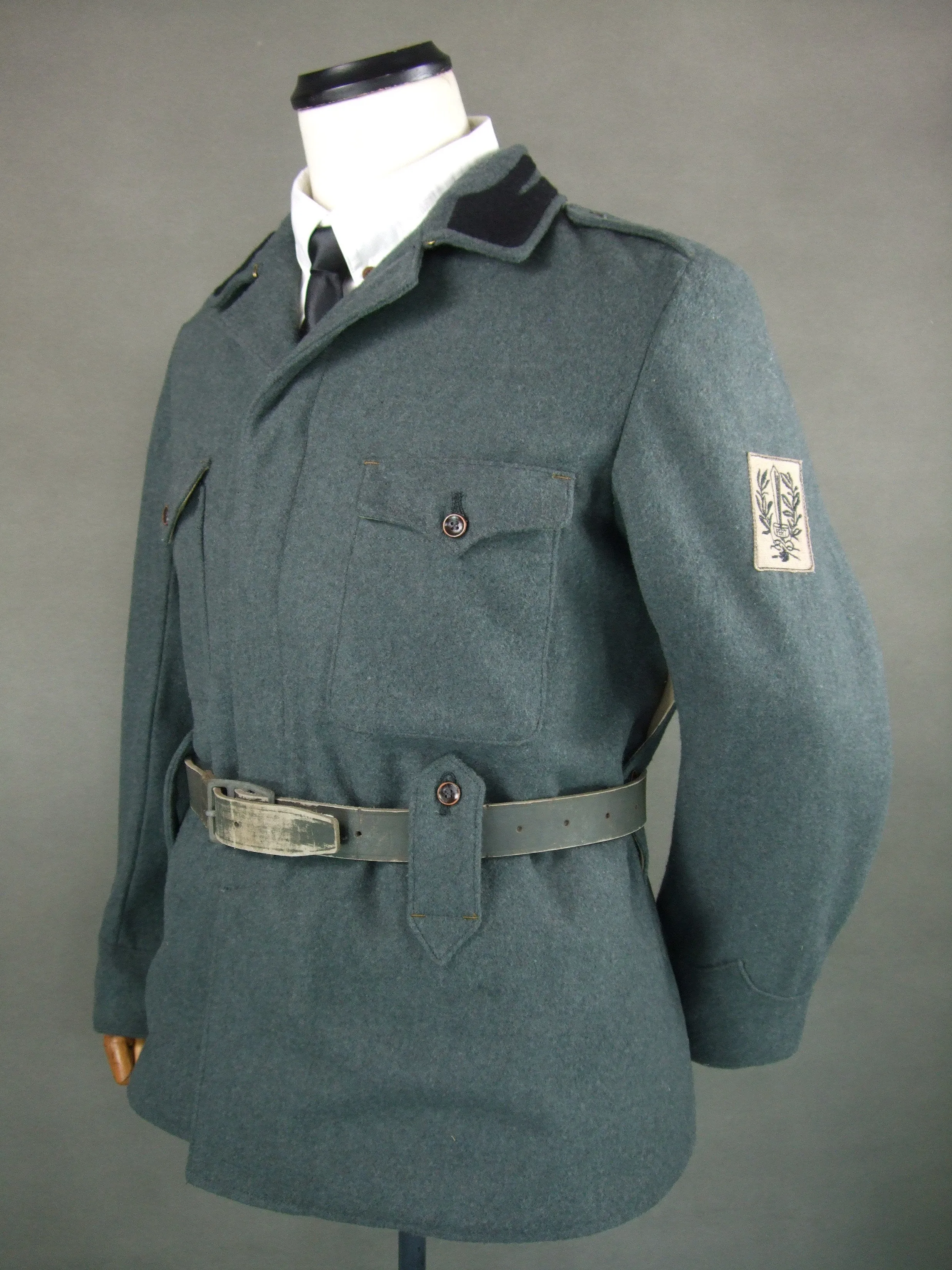 WW1 Italian Army Elite Assault Troops Model 1910 Arditi Tunic Grey Green Bersaglieri Giubbe