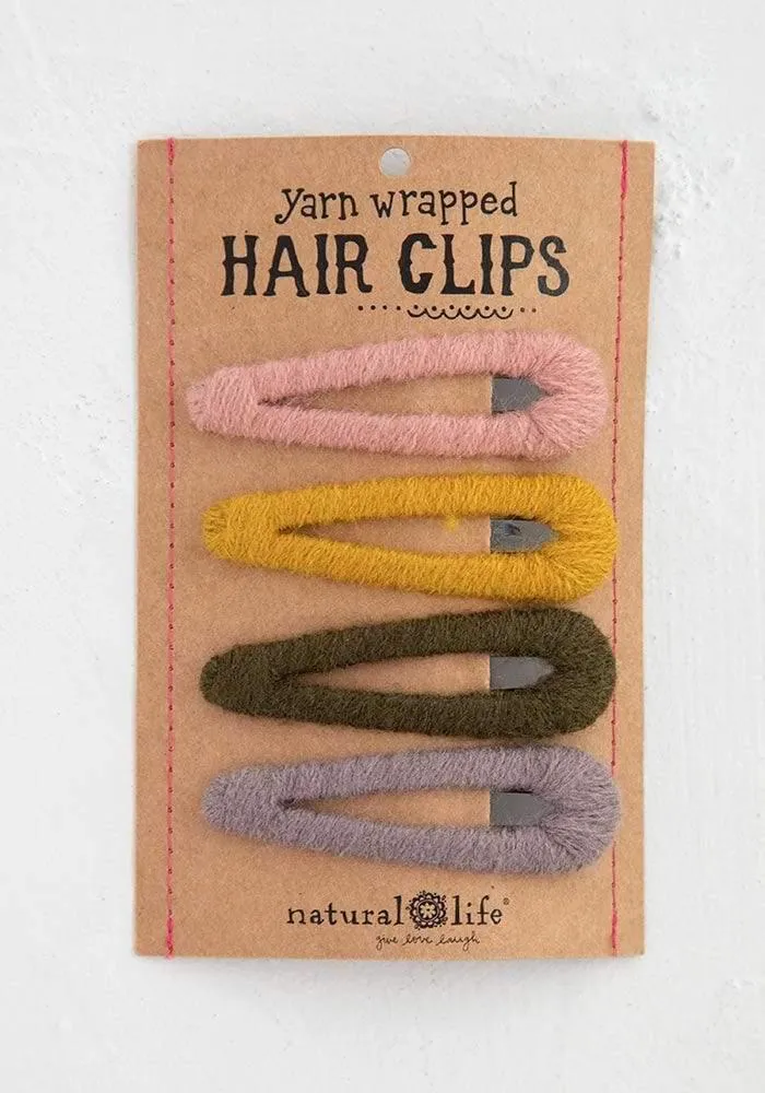 Yarn Wrapped Happy Clip