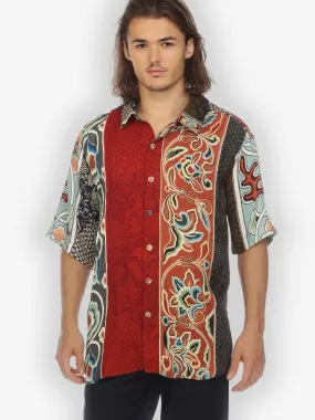 Zen Patchwork Stripe Men’s Shirt