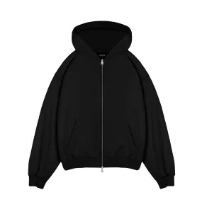 Zip Hoodie - Black